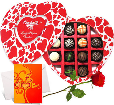 

Chocholik Greeting Card Gift Set