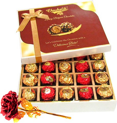 

Chocholik Artificial Flower Gift Set