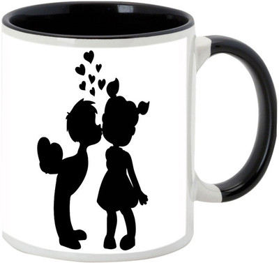 

AllUPrints Uncountable Love Black Ceramic Mug(325 ml)