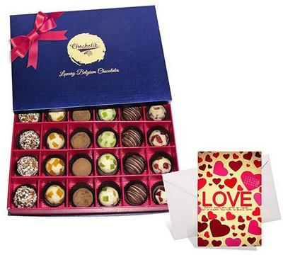 

Chocholik Greeting Card Gift Set