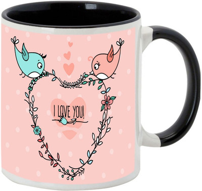 

AllUPrints I Love You Baby Black Ceramic Mug(325 ml)