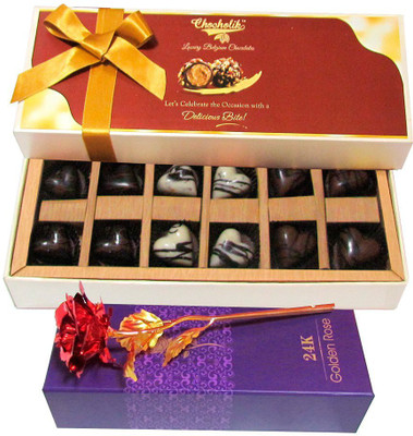 

Chocholik Artificial Flower Gift Set