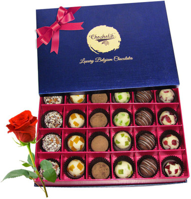 

Chocholik Artificial Flower Gift Set