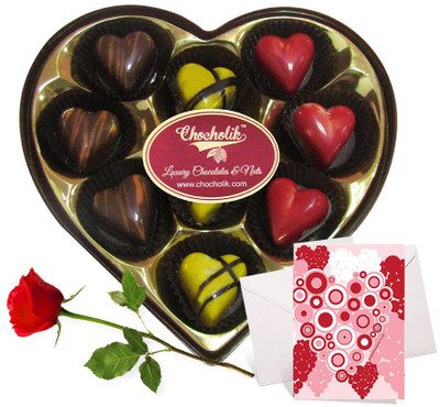 

Chocholik Greeting Card Gift Set