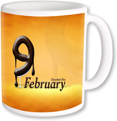 

PhotogiftsIndia Chocolate Day 9 February Ceramic Mug(325 ml)