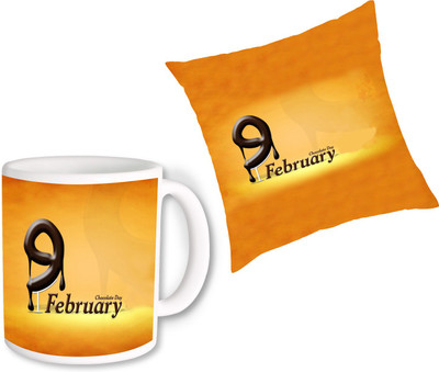 

PhotogiftsIndia Cushion, Mug Gift Set