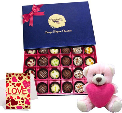 

Chocholik Greeting Card Gift Set