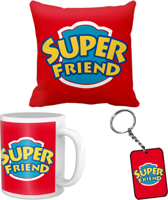 

Tied Ribbons Mug, Cushion Gift Set