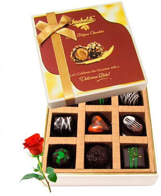 

Chocholik Artificial Flower Gift Set