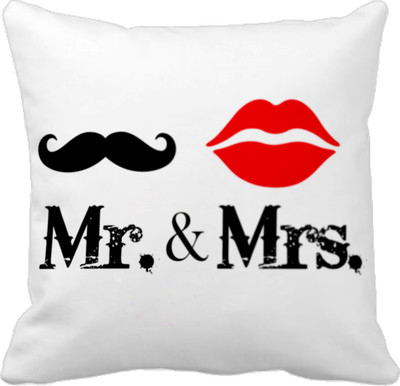 

Tied Ribbons Printed Cushions Cover(30 cm*30 cm, Multicolor)