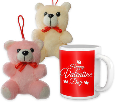 

Tied Ribbons Mug, Soft Toy Gift Set