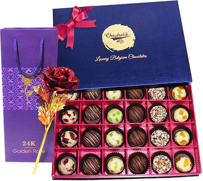 

Chocholik Artificial Flower Gift Set
