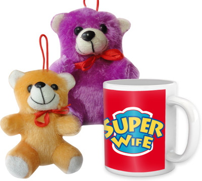 

Tied Ribbons Mug, Soft Toy Gift Set