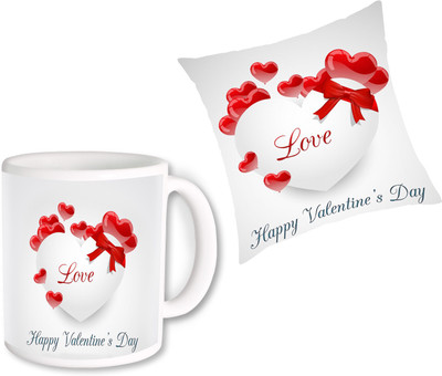 

PhotogiftsIndia Cushion, Mug Gift Set