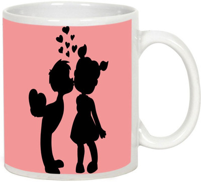 

AllUPrints Love Everywhere White Ceramic Mug(325 ml)
