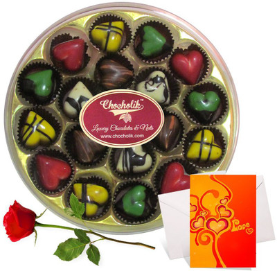 

Chocholik Greeting Card Gift Set