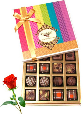 

Chocholik Artificial Flower Gift Set