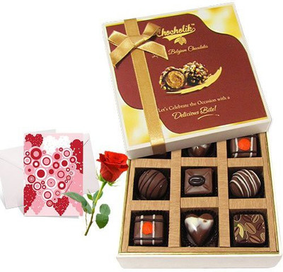 

Chocholik Greeting Card Gift Set