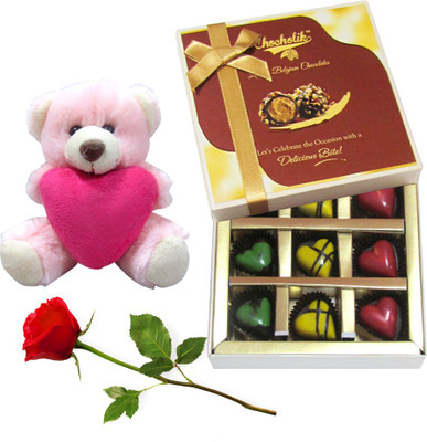 

Chocholik Artificial Flower Gift Set
