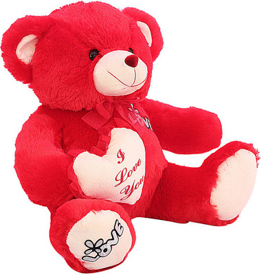 

DealBindaas Rose Bear Valentine Stuff Teddy 30 Cms - 300 mm(Red)