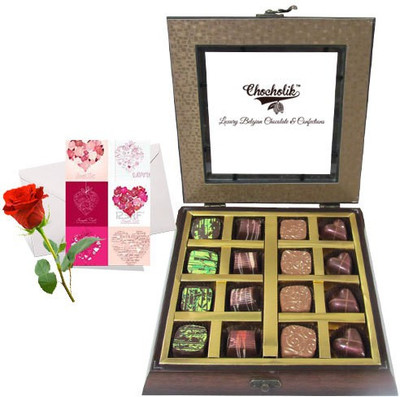 

Chocholik Greeting Card Gift Set