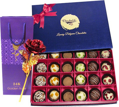 

Chocholik Artificial Flower Gift Set