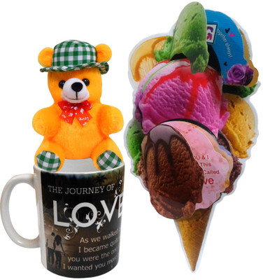 

Natali Traders Greeting Card, Soft Toy, Mug Gift Set