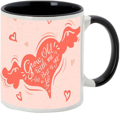 

AllUPrints Wanna Love You Baby Black Ceramic Mug(325 ml)