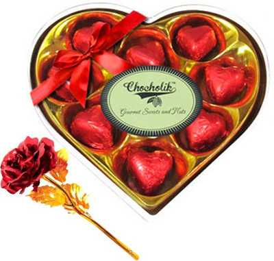 

Chocholik Artificial Flower Gift Set