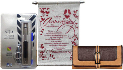 

Saugat Traders Greeting Card, Pen Gift Set