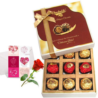 

Chocholik Greeting Card Gift Set