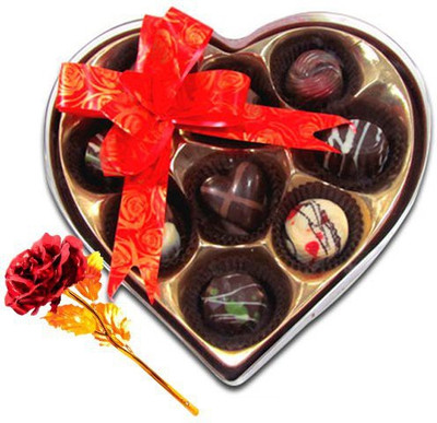 

Chocholik Artificial Flower Gift Set