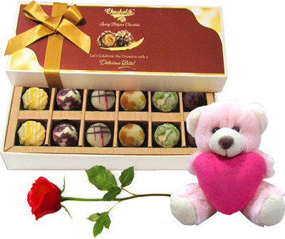 

Chocholik Artificial Flower Gift Set