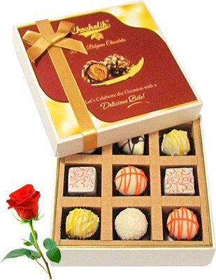 

Chocholik Artificial Flower Gift Set