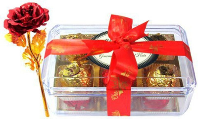 

Chocholik Artificial Flower Gift Set