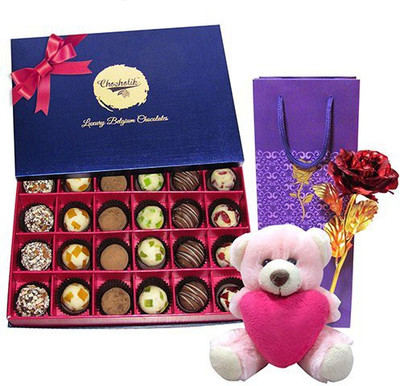 

Chocholik Greeting Card Gift Set