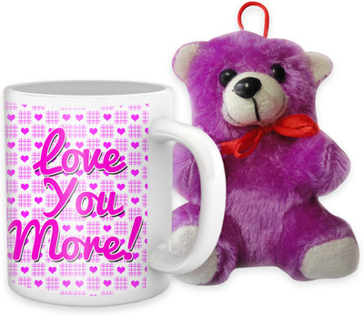 

Tied Ribbons Mug, Soft Toy Gift Set