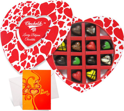 

Chocholik Greeting Card Gift Set
