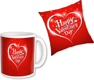 

PhotogiftsIndia Cushion, Mug Gift Set