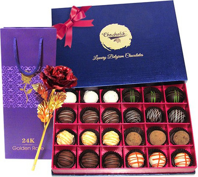 

Chocholik Artificial Flower Gift Set