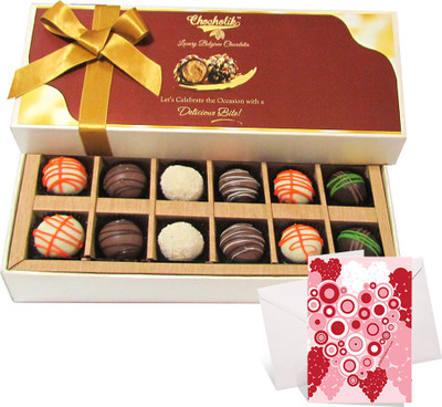 

Chocholik Greeting Card Gift Set