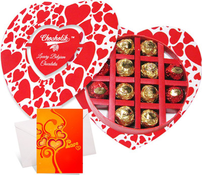 

Chocholik Greeting Card Gift Set