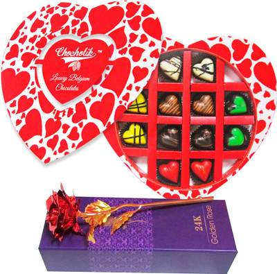 

Chocholik Artificial Flower Gift Set