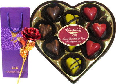 

Chocholik Artificial Flower Gift Set