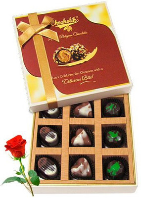 

Chocholik Artificial Flower Gift Set