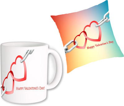 

PhotogiftsIndia Cushion, Mug Gift Set