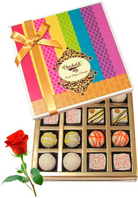 

Chocholik Artificial Flower Gift Set