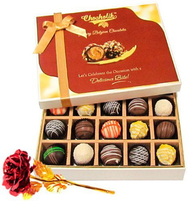 

Chocholik Artificial Flower Gift Set