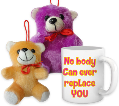 

Tied Ribbons Mug, Soft Toy Gift Set