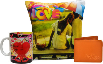 

Saugat Traders Cushion, Mug Gift Set
